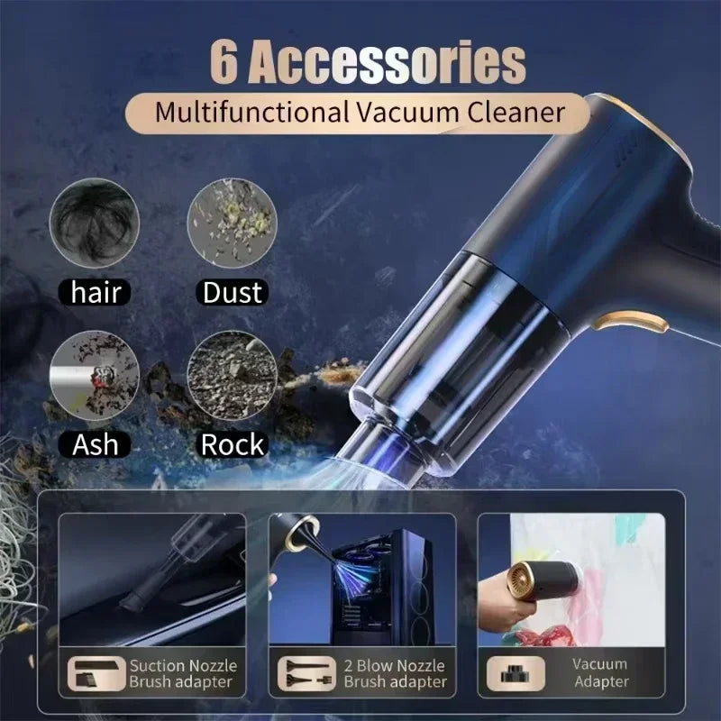 Powerful Mini Car Vacuum Cleaner