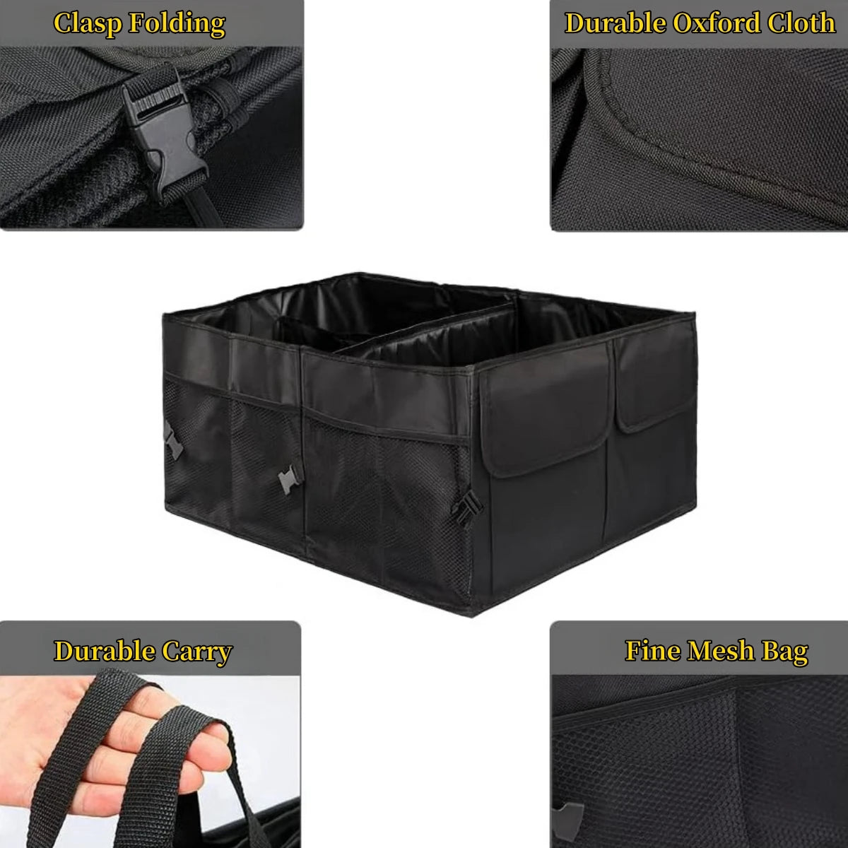 Big Capacity Collapsible Car Storage